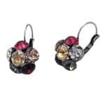 Nell by La Vie Hanging Flower Earriing Swarovski NBL-1011