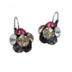 Nell by La Vie Hanging Flower Earriing Swarovski NBL-1011