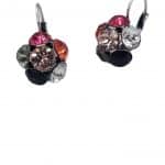 Nell by La Vie Hanging Flower Earriing Swarovski NBL-1012