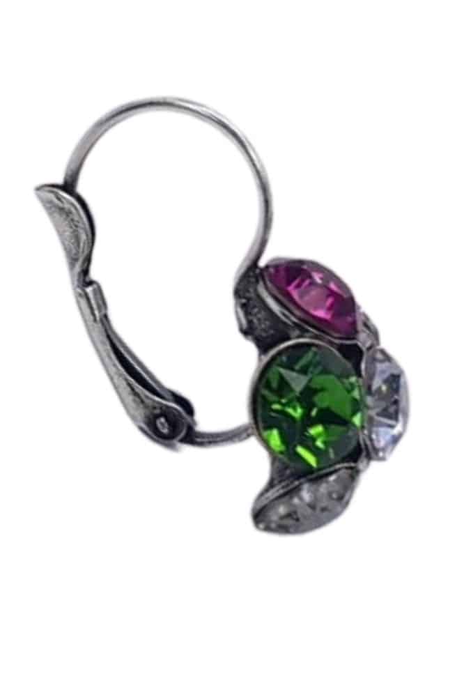 Nell by La Vie Hanging Flower Earriing Swarovski NBL-1028