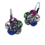 Nell by La Vie Hanging Flower Earriing Swarovski NBL-1028