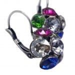 Nell by La Vie Hanging Flower Earriing Swarovski NBL-1028