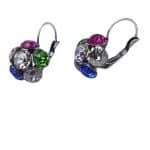 Nell by La Vie Hanging Flower Earriing Swarovski NBL-1028