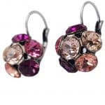Nell by La Vie Hanging Flower Earriing Swarovski NBL-1035