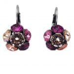 Nell by La Vie Hanging Flower Earriing Swarovski NBL-1035