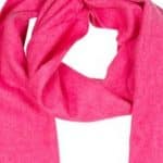 John Hanly Merino Luxury Wool Scarf Pink