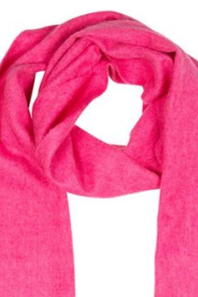 John Hanly Merino Luxury Wool Scarf Pink