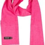 John Hanly Merino Luxury Wool Scarf Pink