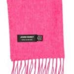 John Hanly Merino Luxury Wool Scarf Pink