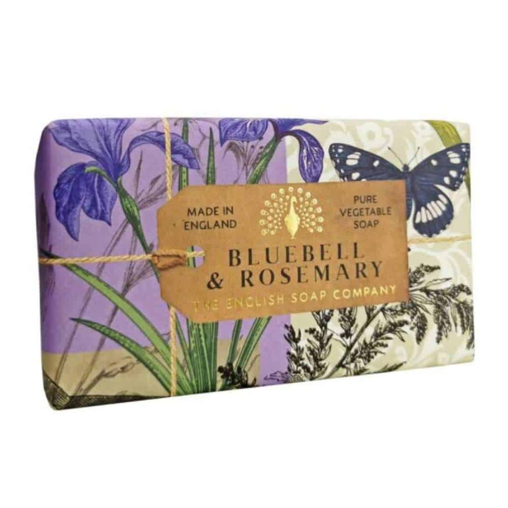 The English Soap Company Anniversary Bluebell and Rosemary Soap