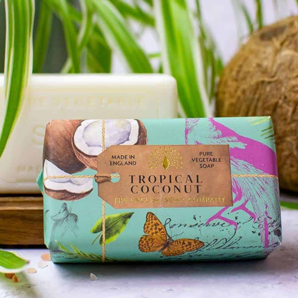 The English Soap Company Anniversary Tropical Coconut Soap