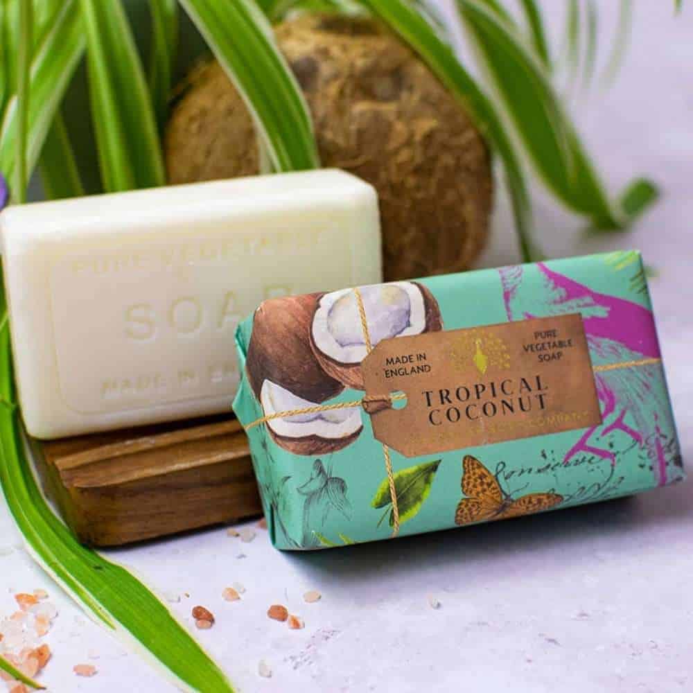 The English Soap Company Anniversary Tropical Coconut Soap