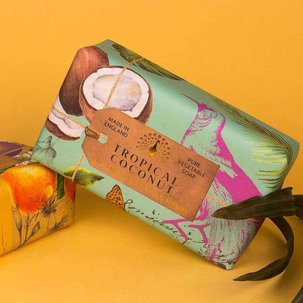 The English Soap Company Anniversary Tropical Coconut Soap