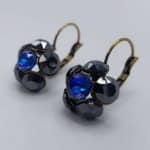 Nell by La Vie Hanging Flower Earriing Swarovski NBLEB-1094