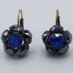 Nell by La Vie Hanging Flower Earriing Swarovski NBLEB-1094