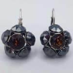 Nell by La Vie Hanging Flower Earring Swarovski NBLEB-1104