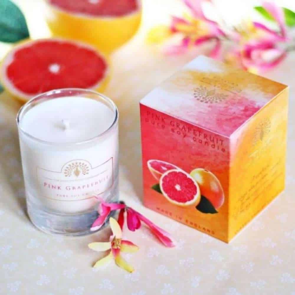 The English Soap Company 170 ml Soy Candle Pink Grapefruit