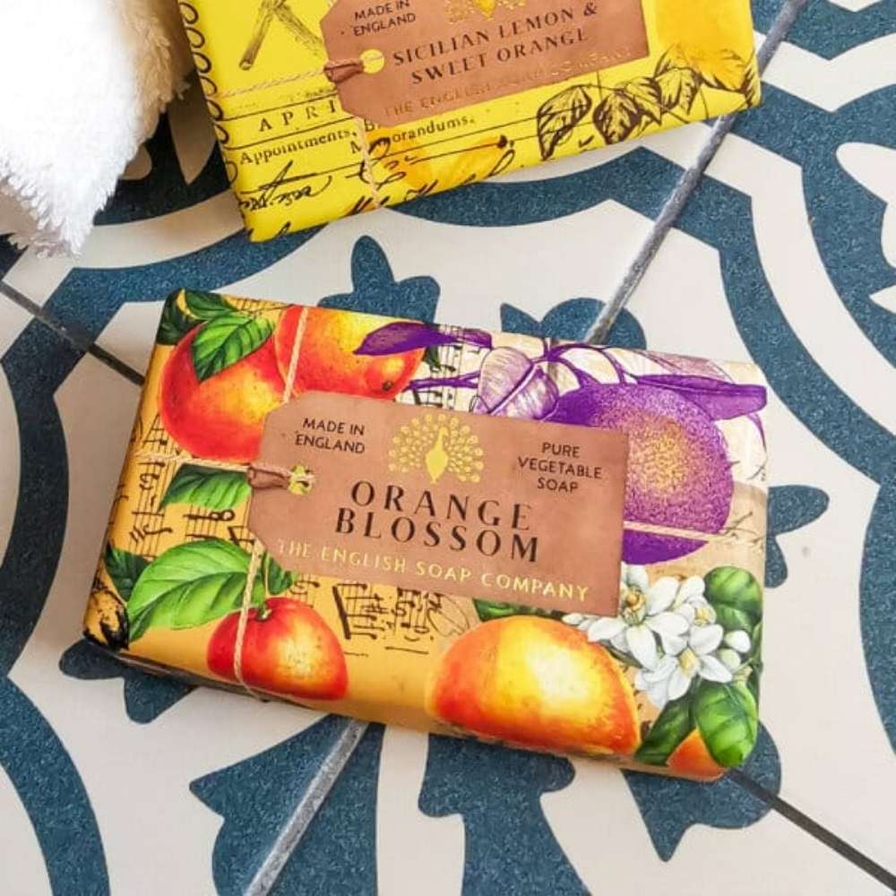 The English Soap Company Anniversary Orange Blossom Soap