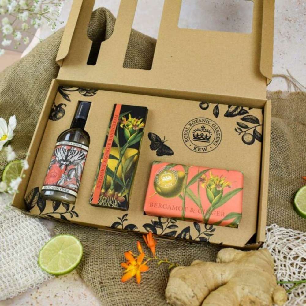 The English Soap Company Kew Gardens Bergamot and Ginger Hand Care Gift Box