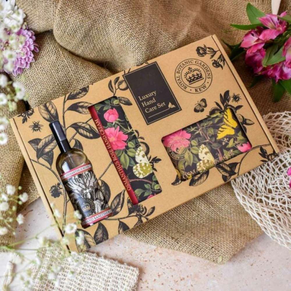 The English Soap Company Kew Gardens Osmanthus Rose Hand Care Gift Box