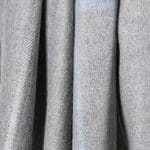 John Hanly Oversized Merino Scarf Silver Grey Pink Blue Overcheck