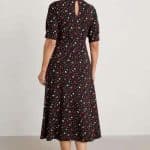 Seasalt Cornwall Calendula Dress Petal Press Onyx