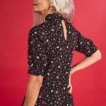 Seasalt Cornwall Calendula Dress Petal Press Onyx