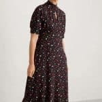 Seasalt Cornwall Calendula Dress Petal Press Onyx