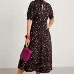 Seasalt Cornwall Calendula Dress Petal Press Onyx