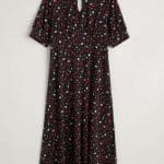 Seasalt Cornwall Calendula Dress Petal Press Onyx