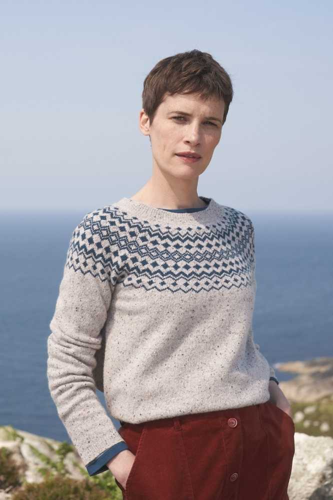 Seasalt Cornwall Camber Rocks Jumper Golding Aran Light Squid (1)