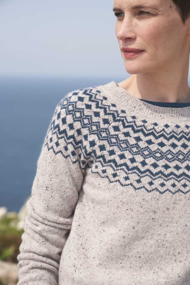 Seasalt Cornwall Camber Rocks Jumper Golding Aran Light Squid (1)