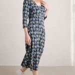 Seasalt Cornwall Waterfront Dress Textured Flower Head Maritime