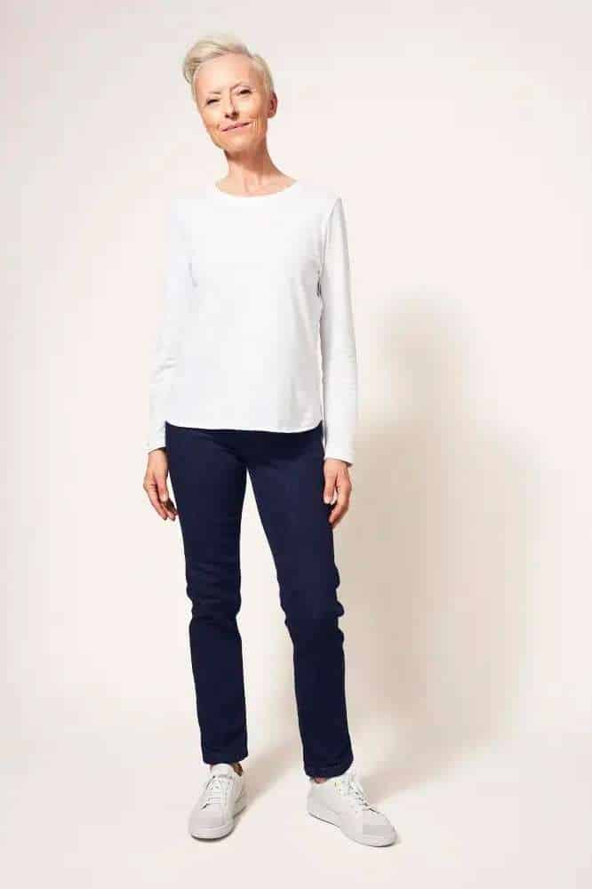 White Stuff Brooke Straight Leg Jeans Dark Denim