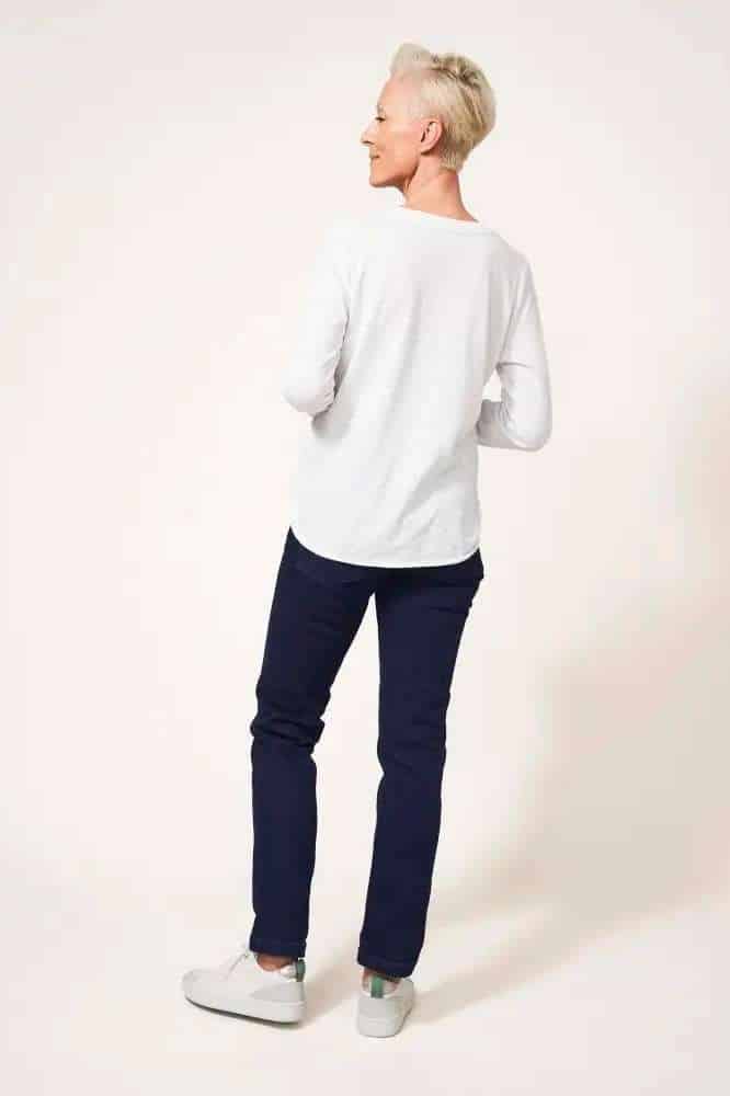 White Stuff Brooke Straight Leg Jeans Dark Denim