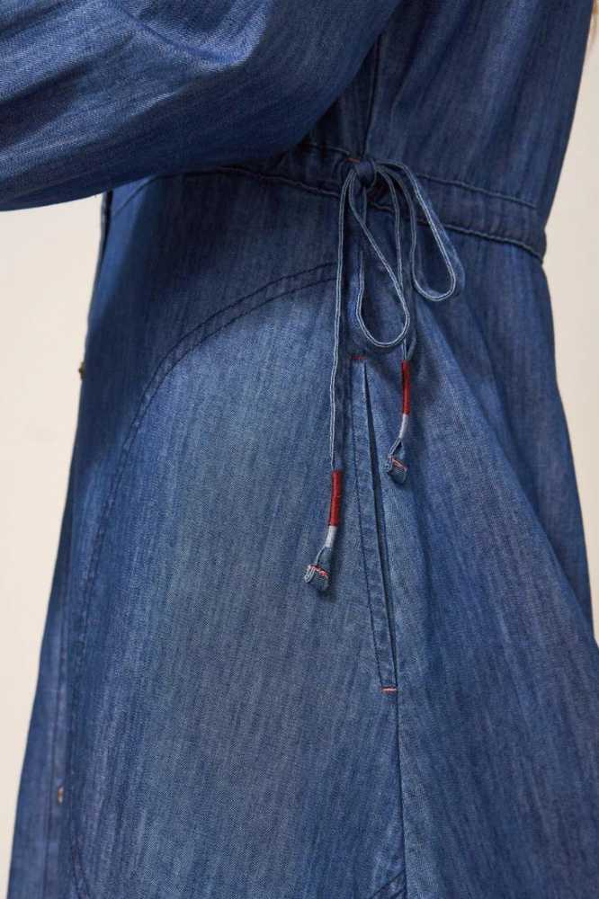 White Stuff Jade Denim Shirt Dress (1)