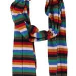 Danefae Danebundle-up Merino Scarf Royal Stripe