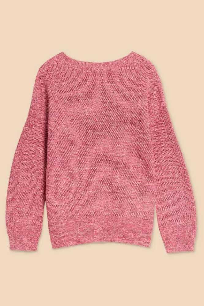White Stuff Northbank Jumper Pink Multi - La Vie en Rose