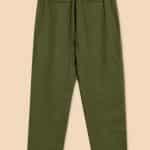 White Stuff Rowena Linen Trouser Dark Green - La Vie en Rose Damesmode