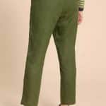 White Stuff Rowena Linen Trouser Dark Green - La Vie en Rose Damesmode