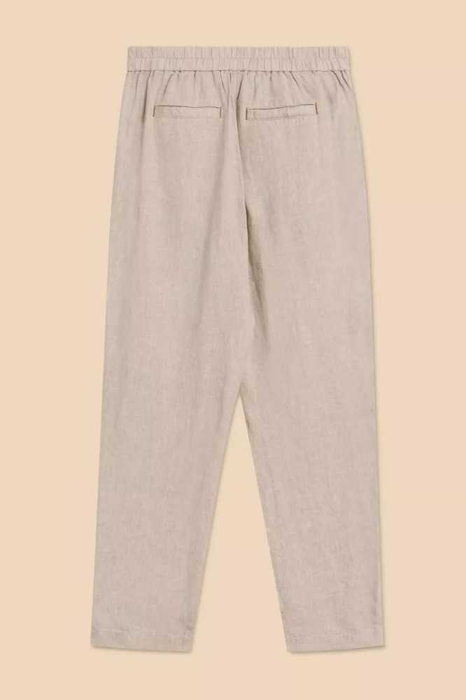 White Stuff Rowena Linen Trouser Light Nat - La Vie en Rose Damesmode