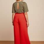 King Louie Peppa Pants Woven Crepe Fiery Red - La Vie en Rose Damesmode