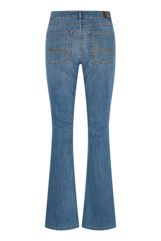 Cloud9 Dora Flared Leg Washed Light Blue - La Vie en Rose Damesmode