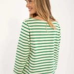DANEFAE DANECARRIBEAN HEAVY COTTON TEE GRASS GREEN CHALK - LA VIE EN ROSE DAMESMODE