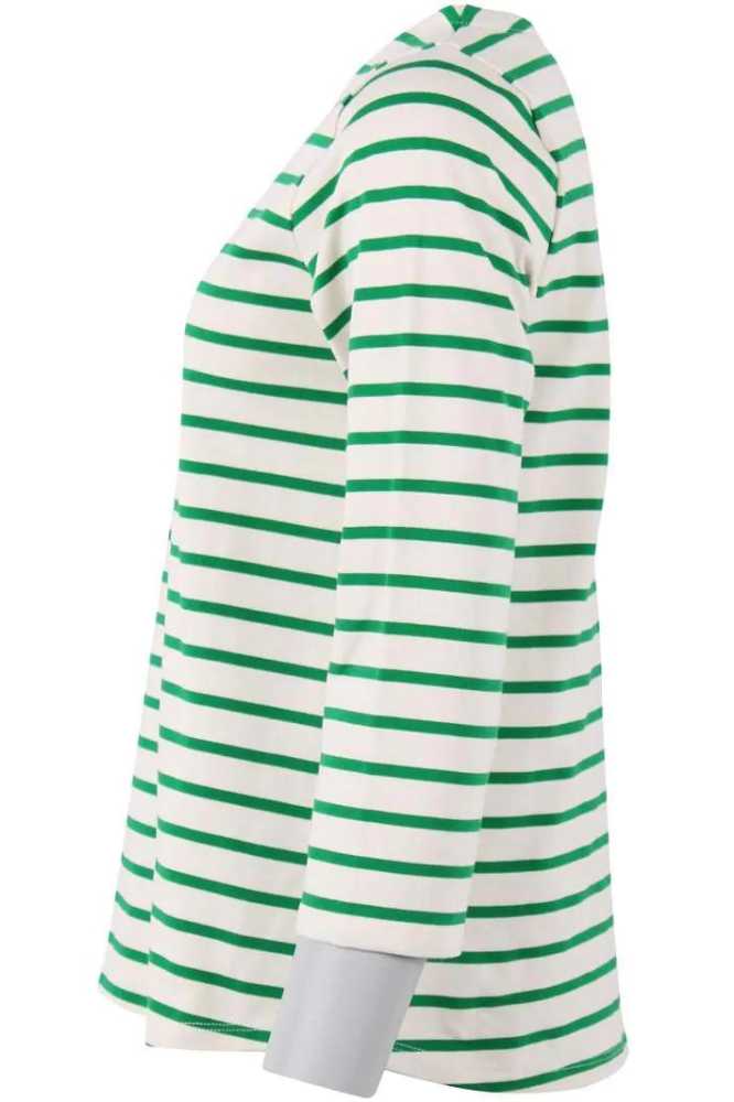 DANEFAE DANECARRIBEAN HEAVY COTTON TEE GRASS GREEN CHALK - LA VIE EN ROSE DAMESMODE