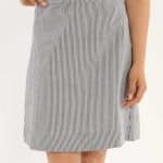 DANEFAE DANELONDON LIGHT CANVAS SKIRT MILKBOY STRIPE - LA VIE EN ROSE DAMESMODE