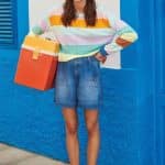 White Stuff Mollie Combat Denim Shorts Mid Denim - La Vie en Rose Damesmode