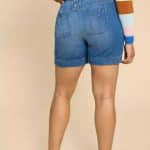 White Stuff Mollie Combat Denim Shorts Mid Denim - La Vie en Rose Damesmode