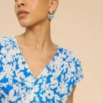 White Stuff Rae Organic Cotton Vest Blue Multi - La Vie en Rose Damesmode