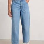 Seasalt Cornwall Barnes Organic Cotton Denim Crops Light Wash Rain Slub - La Vie en Rose Damesmode
